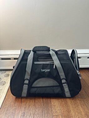 Bergan Black & Gray Soft-Sided Pet Carrier for Travel